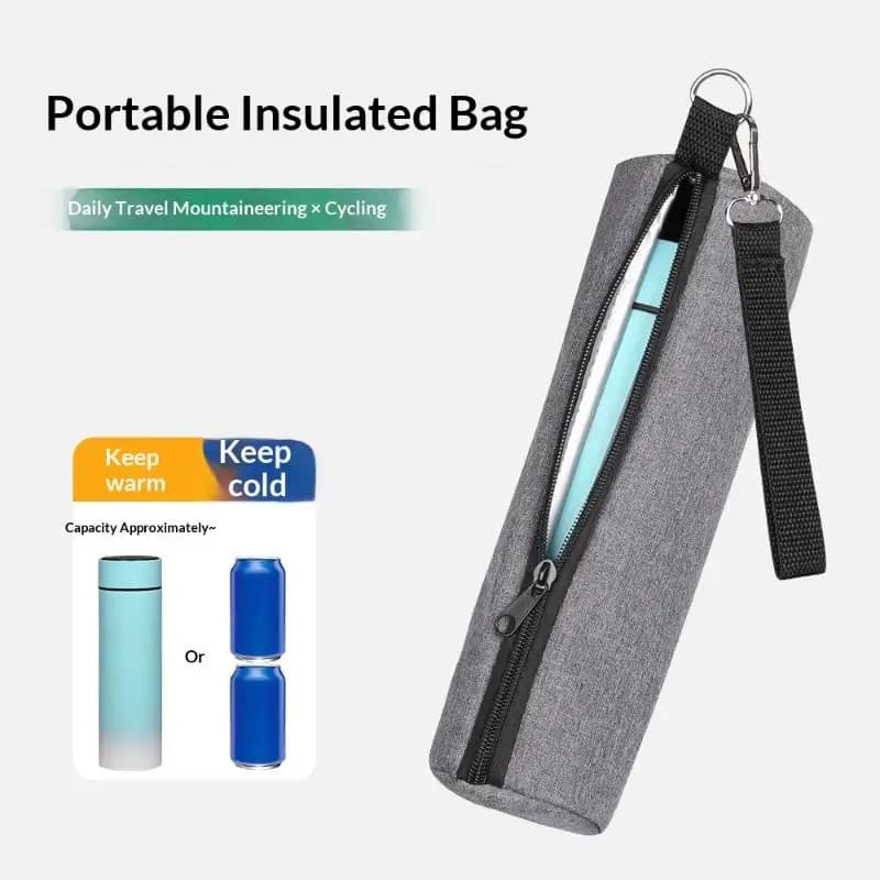 Portable Leakproof Design Golf Cooler Bag Shoulder Strap Reusable Beer Sleeve Durable Beverage Sleeve Beer Drinking▪