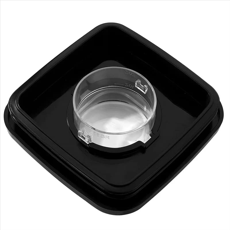 Square blender lid and central stopper for Os-Ter blender jar suitable for mixer 4903 square jar lid replacements