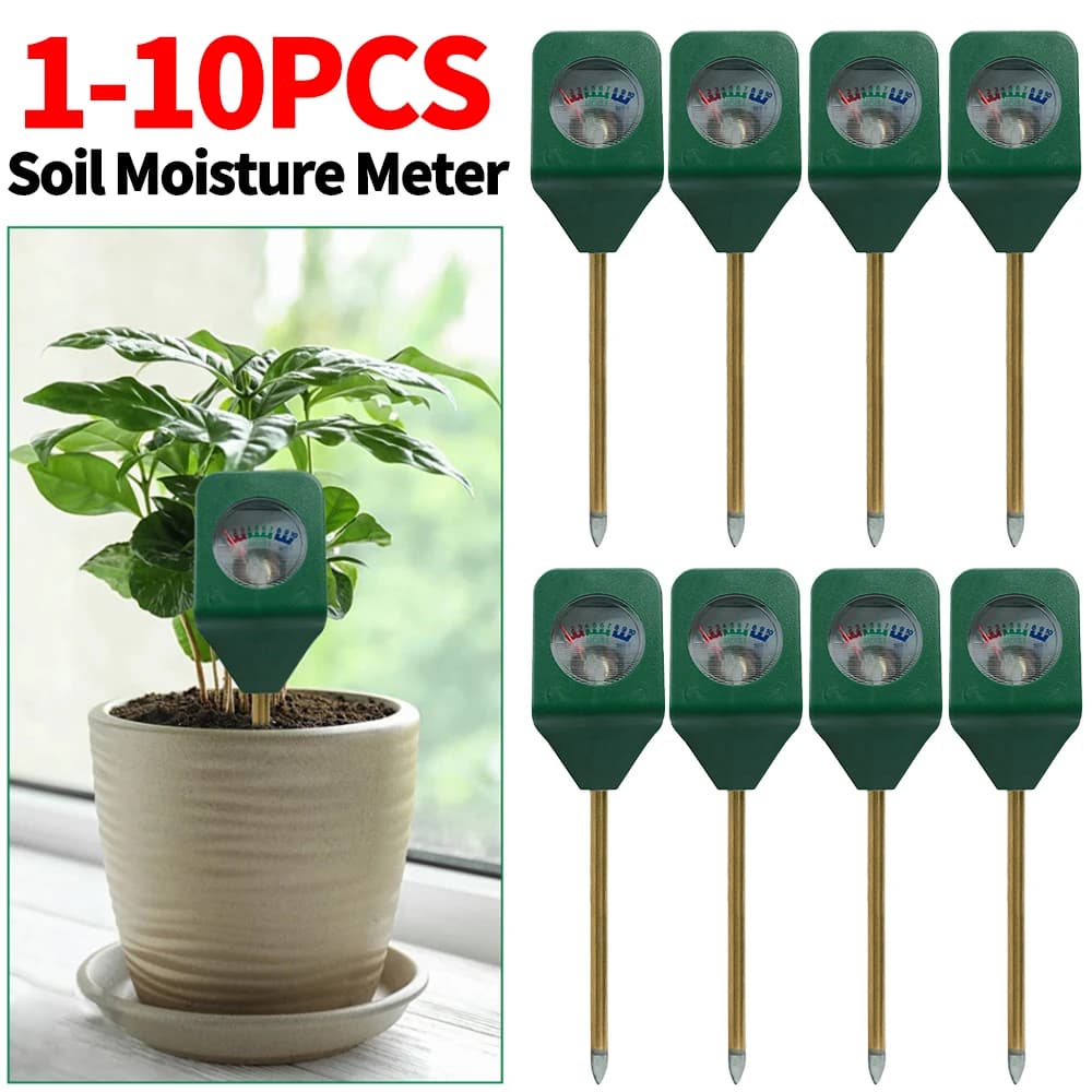 1-10PCS Sound Humidity Meter Garden Flowers Sister Humidity Sensor Plants Temperature Humidity Detector Sound Analyzation Tool in Vase