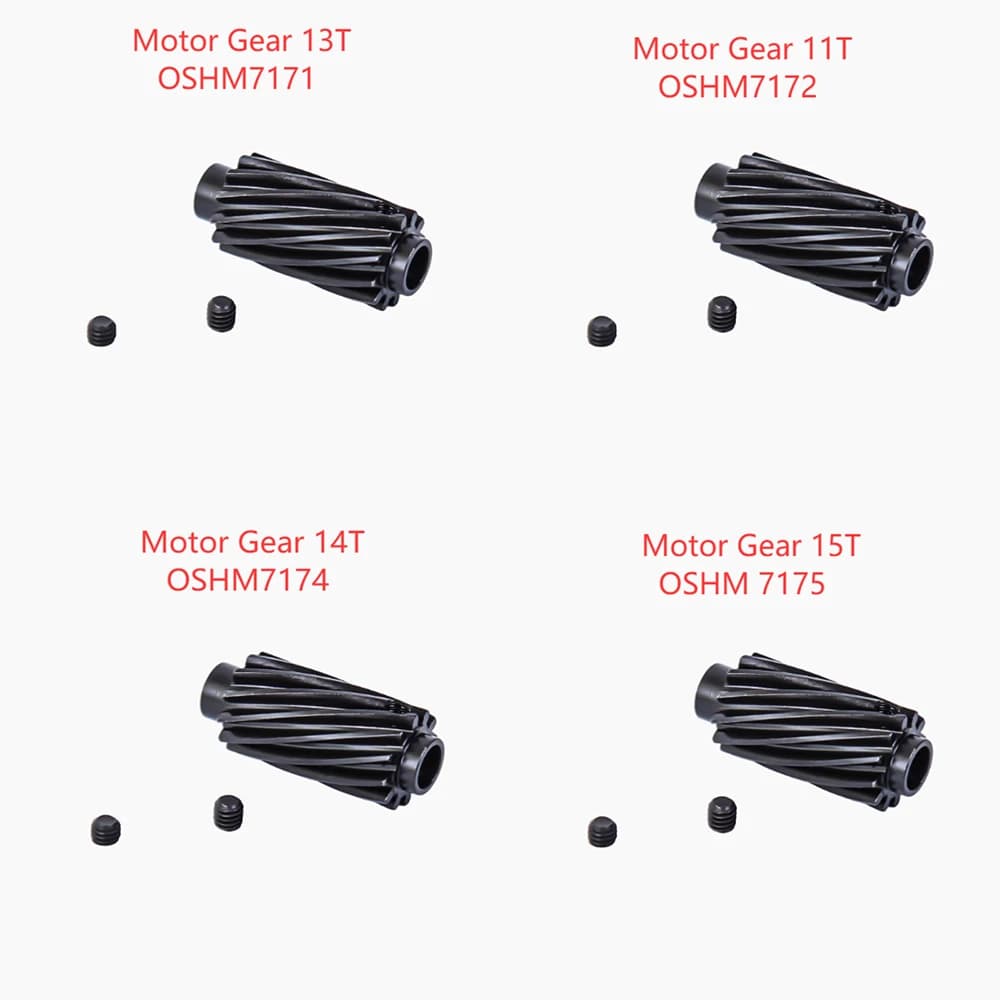 OMPHOBBY M7 RC Elicottero Pezzi di Ricambio Pignone Ingranaggio Motore 13T 11T 14T 15T OSHM7171 OSHM7172 OSHM7174 OSHM7175