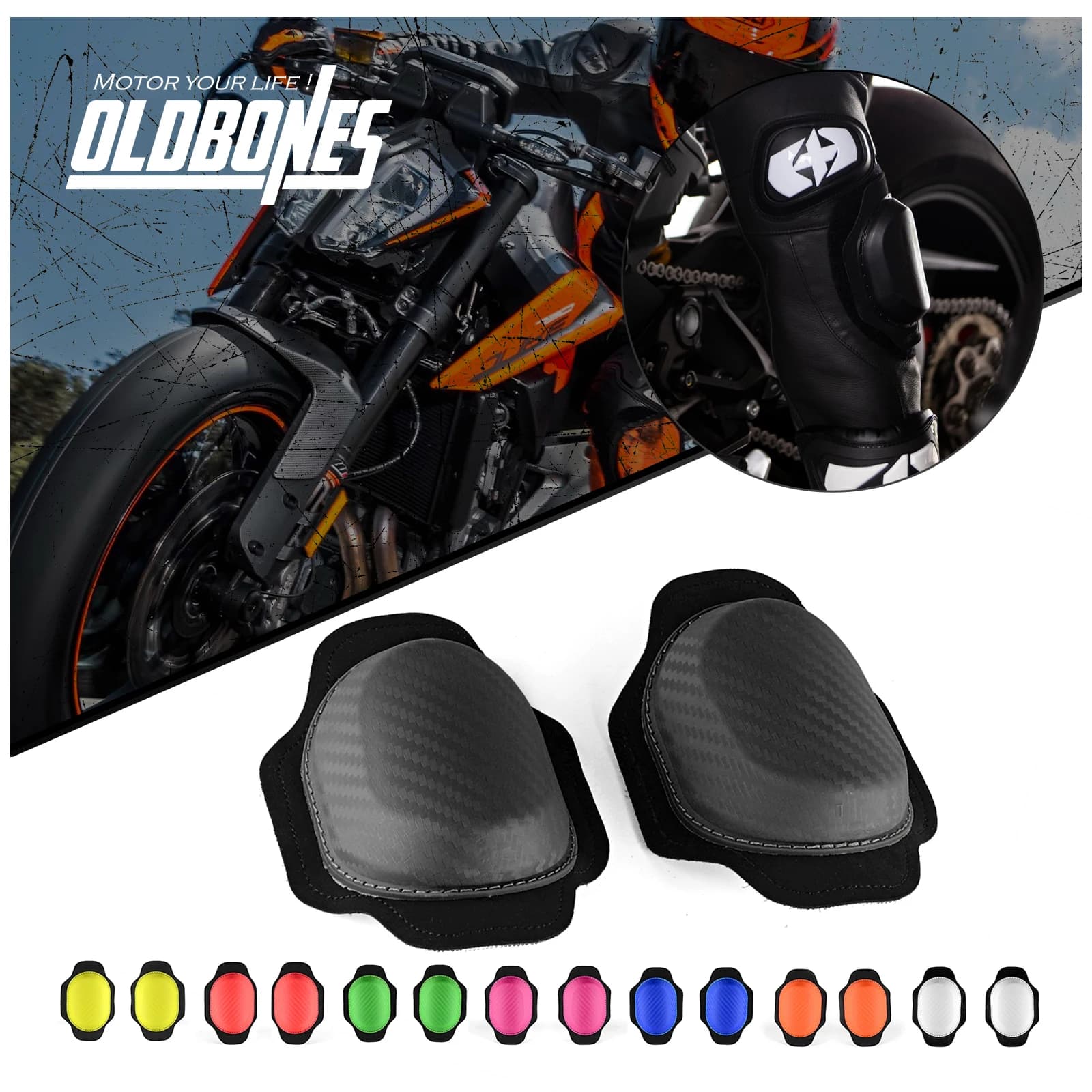Protective cover for sliders for high quality universal racing motorcycles