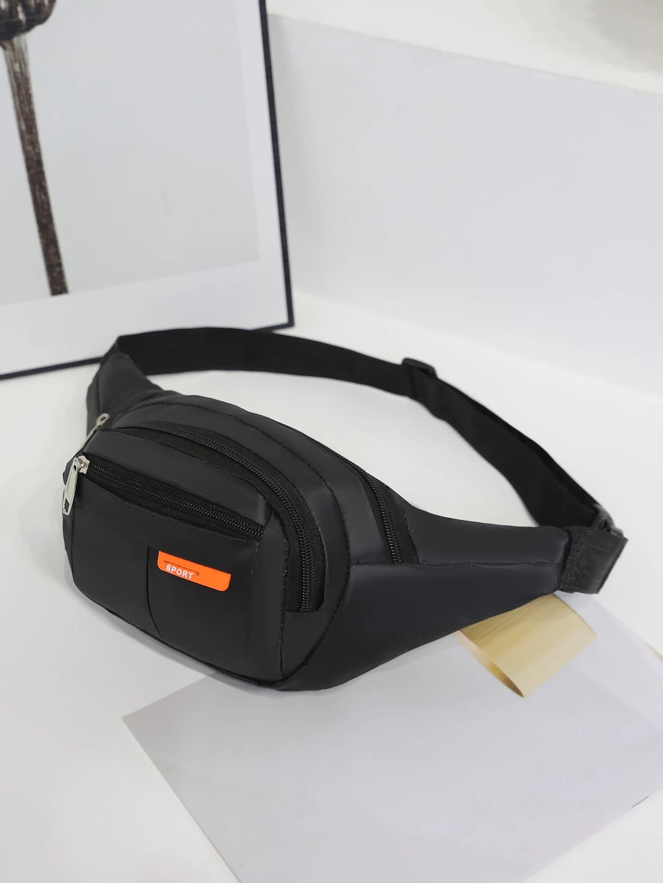 Men's Waist Bag, Shoulder Bag, Walking Travel Waist Running Cycling, Easy To Transport Any Phone, Wallet