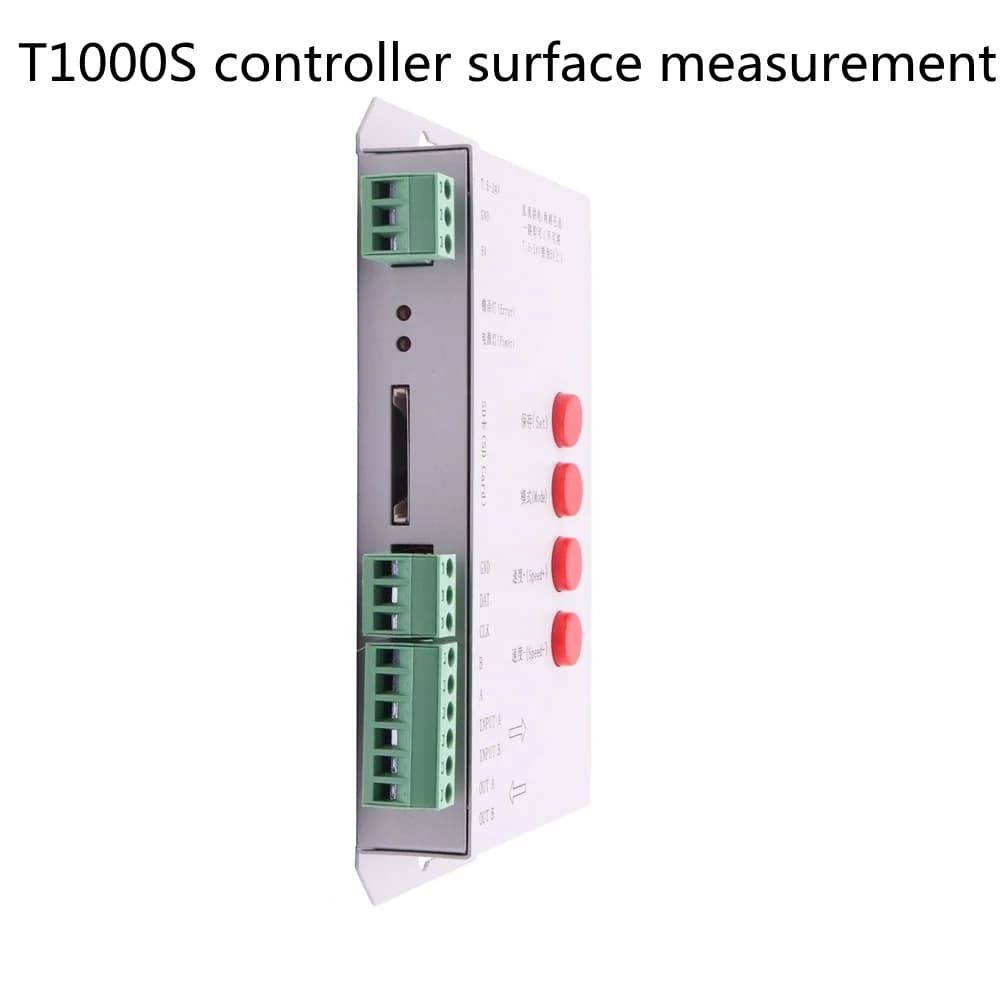 RGBIC T1000S Controller pixel LED WS2811 Striscia LED WS2812BLED striscia a matrice Controller programmabile da 2048 pixel DC5V-24V
