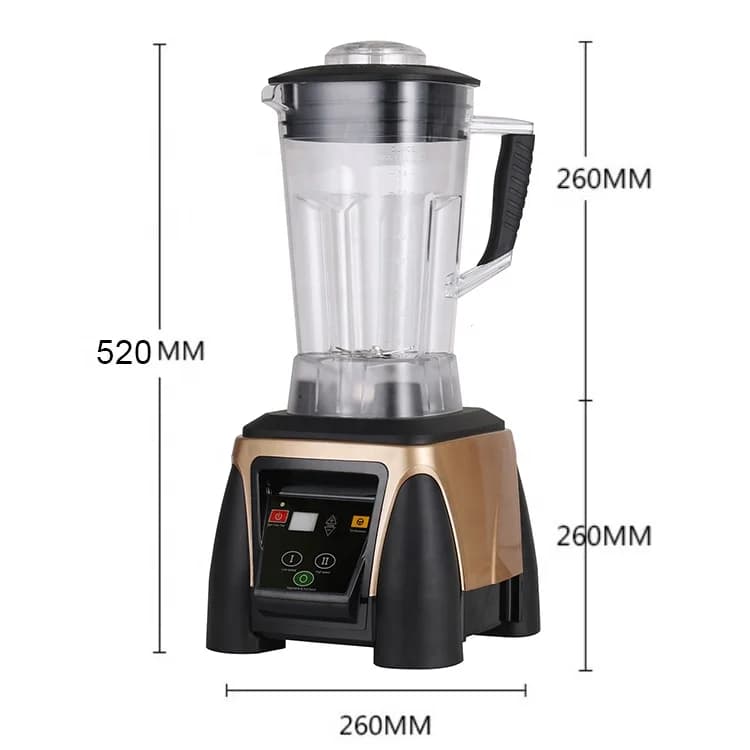 Electric Automatic Ice Blender for Fruit Food, 3 HP 2200 W Heavy Juicer