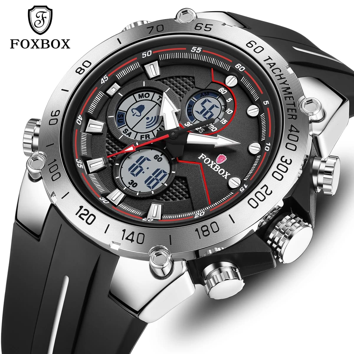 LIGE New Watches Mens Luxury Brand LED Digital Analog Waterproof Quartz Wristwatch Sports Chronograph Clock Relogio Masculino