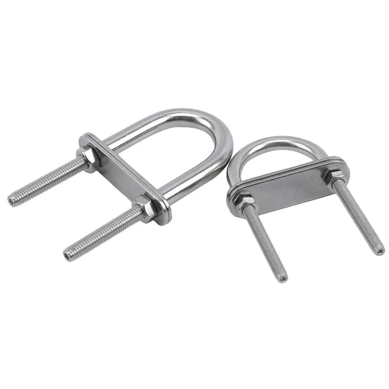 M5 * 78 M6 * 90 arco da caccia occhio di poppa bullone a U bullone marino in acciaio inossidabile Rigging della corda sostituire accessori per barche a remi bullone a U marino