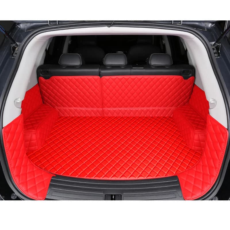 Tappetino per bagagliaio per auto colorato in pelle personalizzata durevole per XPeng G9 2023 2024 2025 Accessori per tappeti per auto Parti interne