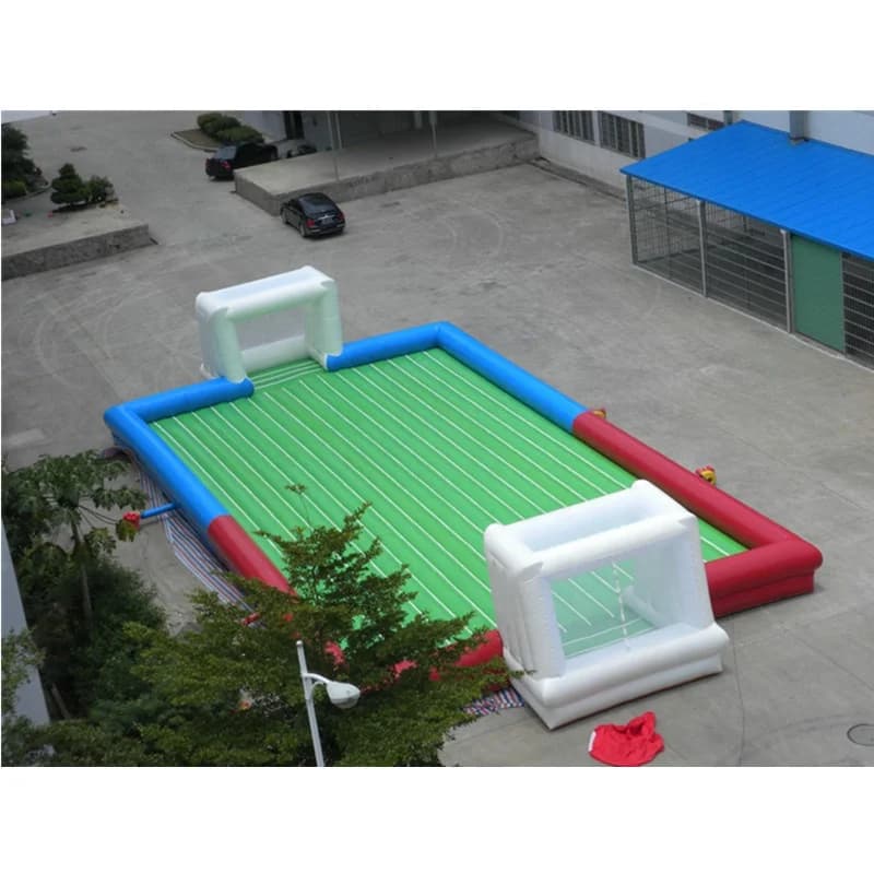 2026 Giant Inflatable Soccer Field, Soap Football Arena, Soap Water Soccer Field