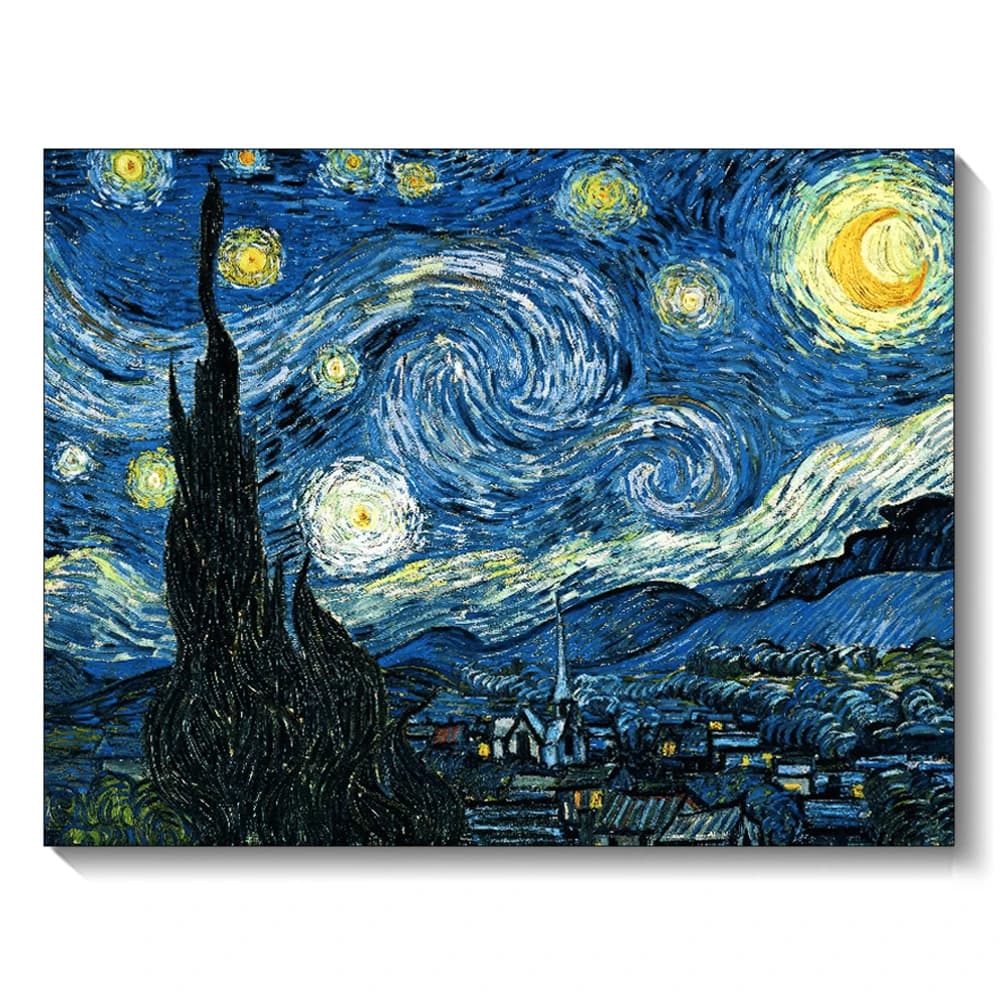 Painting Diamond Landscape Van Gogh Starry Night Painting Mosaic Embroidery Cross Point Kit Art Decorations for the Home Gifts handmade