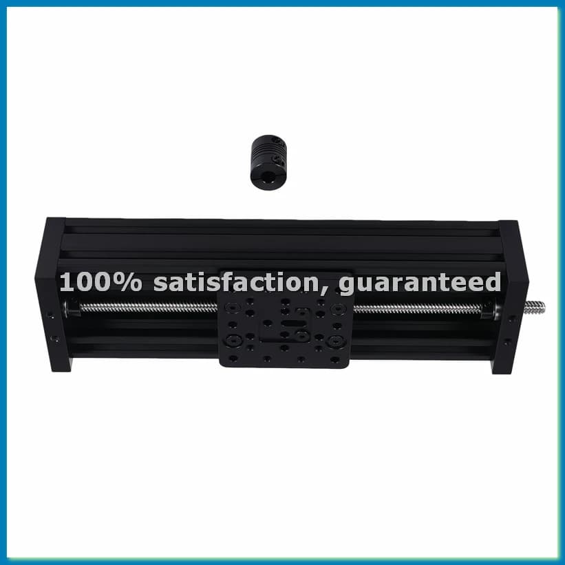 Kit Linear actuator 250mm for 3D Printer with Z T8 Axis Screw, Fai-da-te CNC Sliding Table with C Profile - Black - A79U