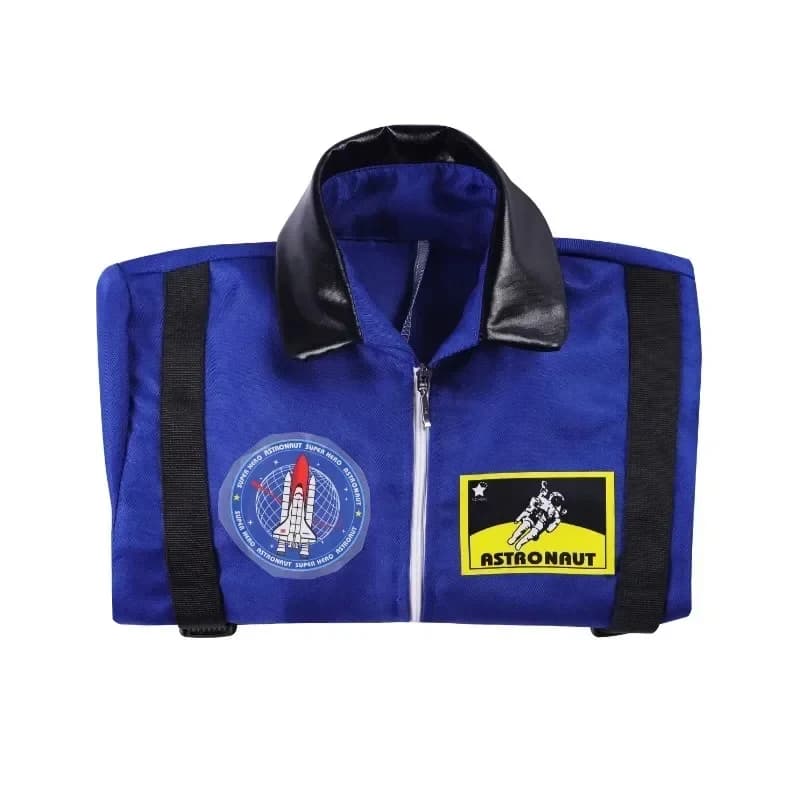 ▓2026Astronaut Costume Kids Adults Space Suit Men Women Couple Costumes Role Play Carnival Zipper Jumpsuit Astronaut White C▓#！1