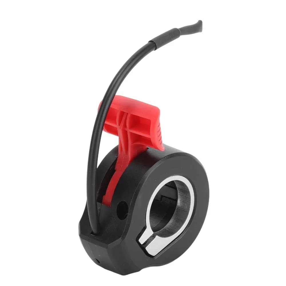Acceleratore e Freno Elettrico ABS con Strisce Rosse in Rilievo per Monopattino Elettrico 130X - Ricambio