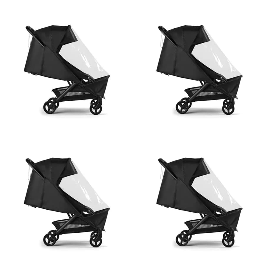 Bugaboo Butterfly Rain Cover Compatible with Bugaboo Butterfly and Butterfly 2 Strollers Transparent Weather Shield for Rain, W