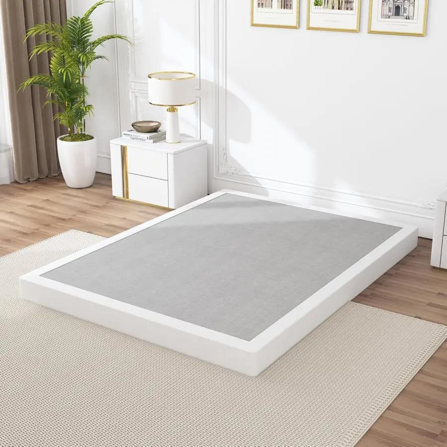 Base letto a molle Queen Size da 4 pollici, 3000 libbre, resistente, in metallo, facile da montare, Noi
