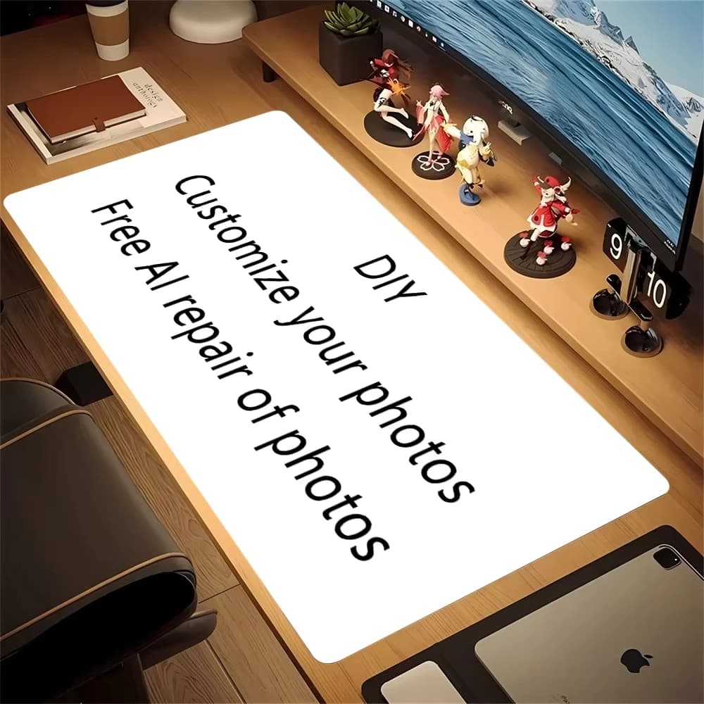 Custom Design Mouse Pad DIY Picture Logo Text Printing Non-Slip Large Desk Mat Gaming Computer Laptop Mousepad Gift