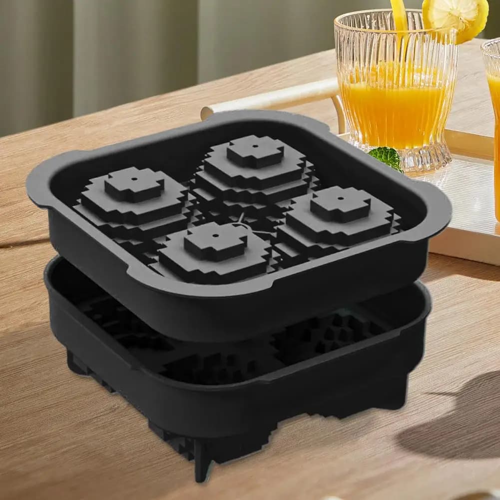 Stampo per ghiaccio a sfera Stampo per ghiaccio a digitazione rapida Stampo per palline di ghiaccio in silicone per cocktail di whisky Creatore di sfere rotonde per Bourbon per bevande