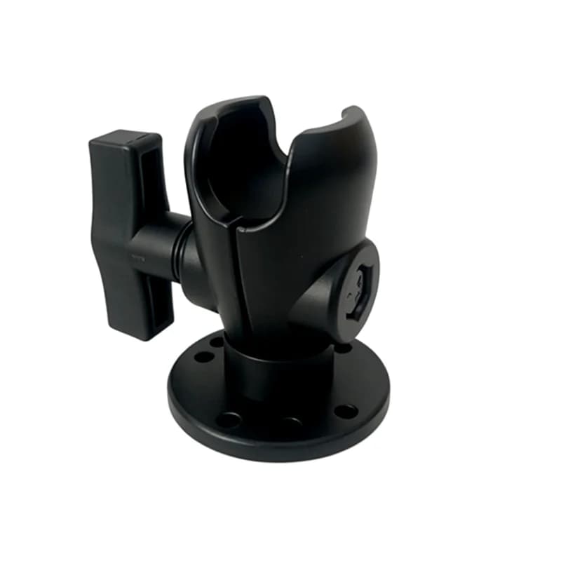 Piastra Rotonda in Lega di Alluminio con 7 Fori AMPS da 1,5 Pollici per Supporti RAM, Supporto per Fotocamera/Telefono