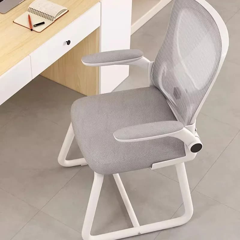 Sedia da ufficio nordica pigra Ruote vintage Cuscino girevole Sedia da ufficio Schienale Organizzatore Patio Creativo Silla Oficina Mobili per la casa