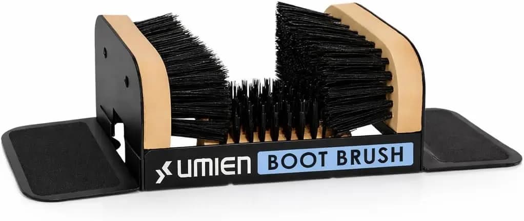 Spazzola per Scarpe da Esterno con Alette - Pulitore per Scarpe e Stivali Resistente per la Pulizia