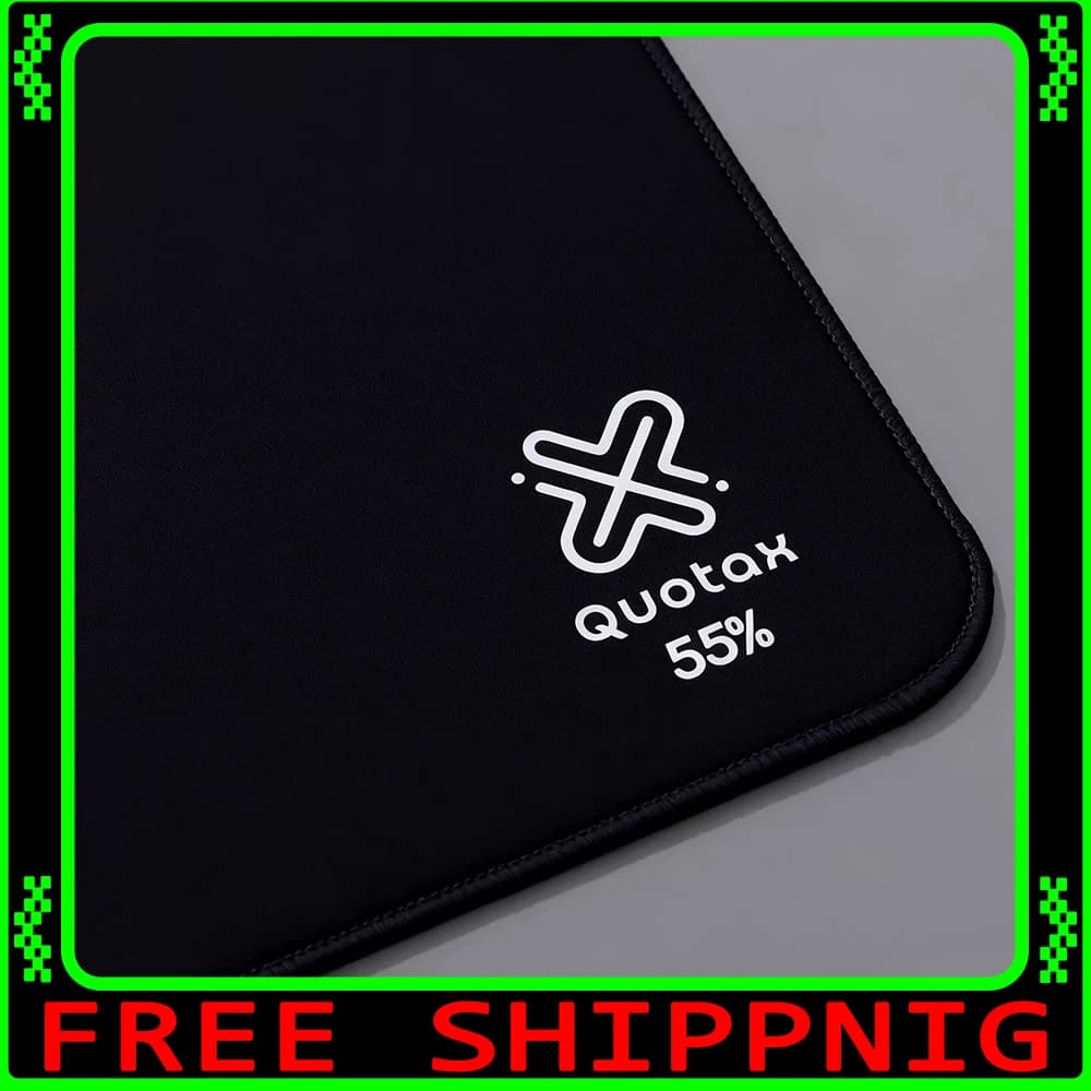 QuotaxGaming Quotax55% Game mouse pad FPS Medium softness and control Anti-slip smooth mouse pad for CSGO PUGB APEX Valorant