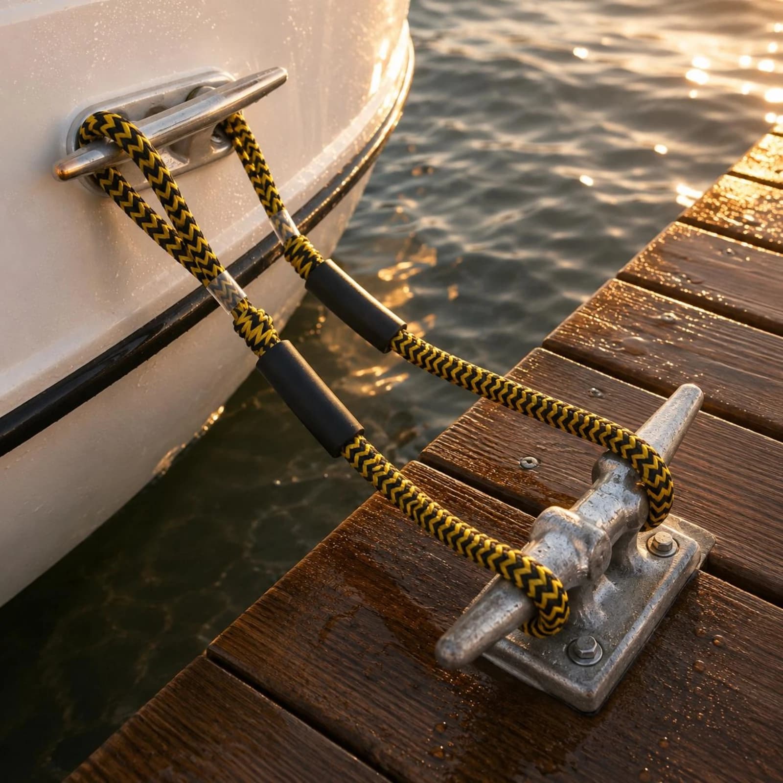Bungee Dock Line Protective Sleeves Sleeves Stretch Dock Rope Bungee Mooring Rope Stretchable Marine Accessory Easy to Use