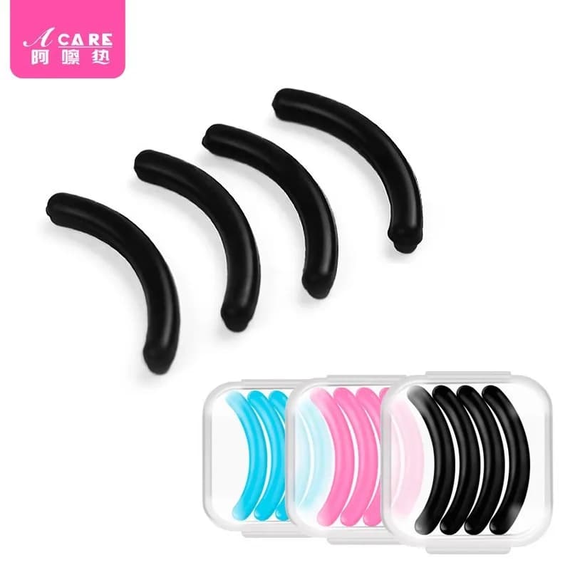 Eyelash curler/rubber pad A1-easy to use replacement rubber pad strip soft rubber pad elastic eyelash ring with collection