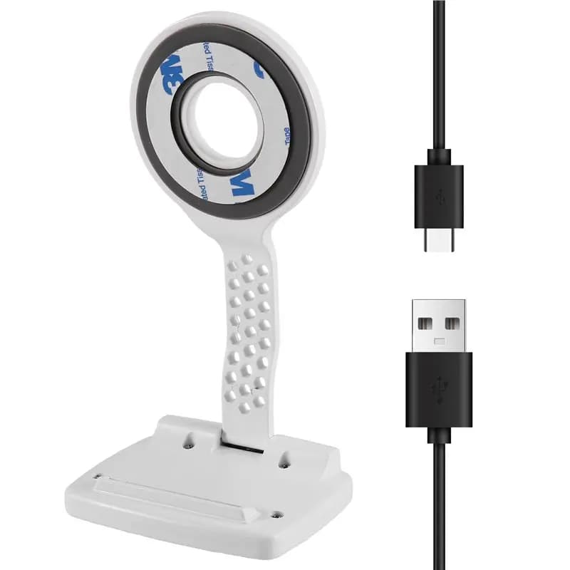 [NUOVO A09R!] Luce flash portatile pieghevole con clip per telefono, LED per la protezione degli occhi, lampada magnetica per lettura notturna del cellulare