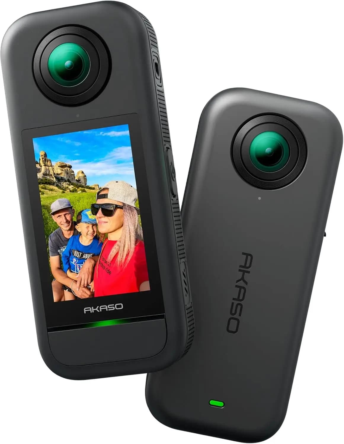 5.7K 360 Video Camera Featuring 1/2" 48MP Sensors, 72MP 360 Photo, 360° SuperSmooth Stabilization, Invisible Selfie Stick Effect, 360° Horizon Lock, AI Tracking