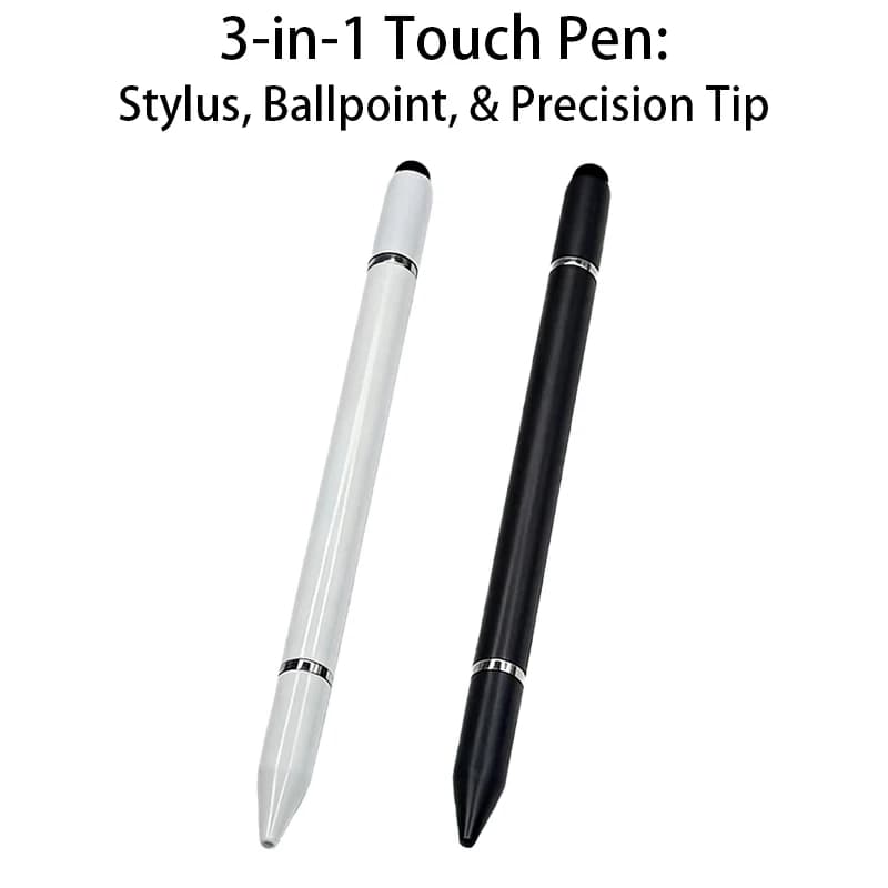 Penna stilo universale 3 in 1 per iOS Android, penna touch capacitiva per disegno, per iPhone, Samsung, tablet e smartphone