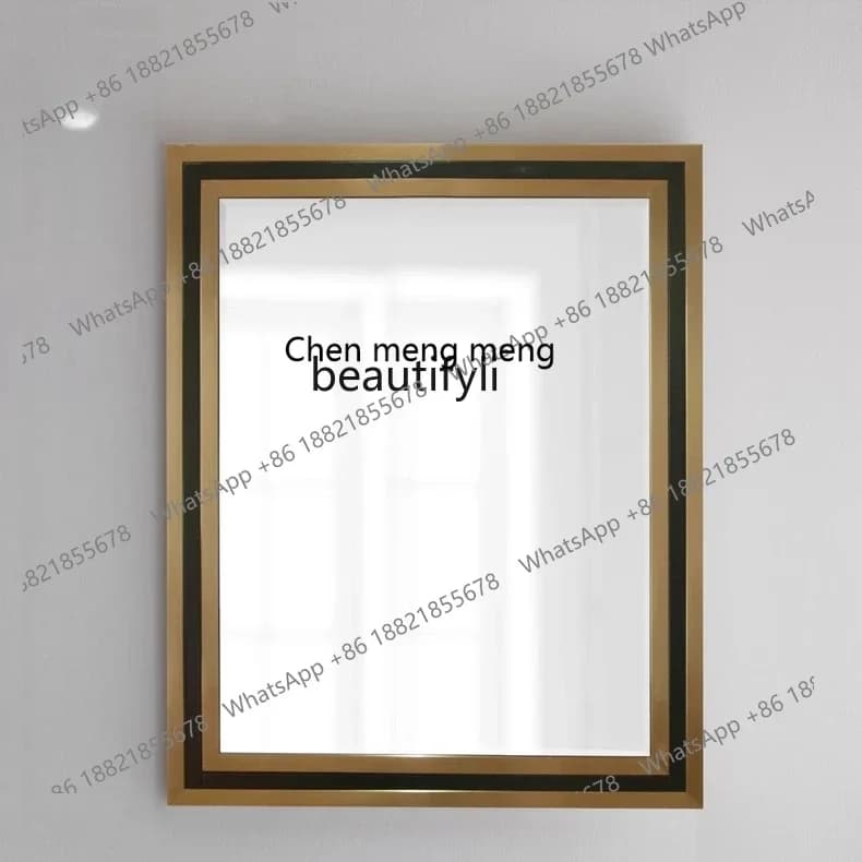 CC182Specchio da bagno nordico da appendere alla parete, specchio da bagno per lavaggio e spogliatoio, specchio decorativo per ingresso R