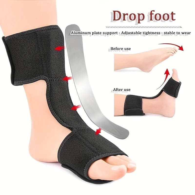 1PC Fascite plantare Notte Stecca Caviglia regolabile Tutore Piede Goccia Brace per Fascite plantare Dolore al piede dell'Accille banchetto
