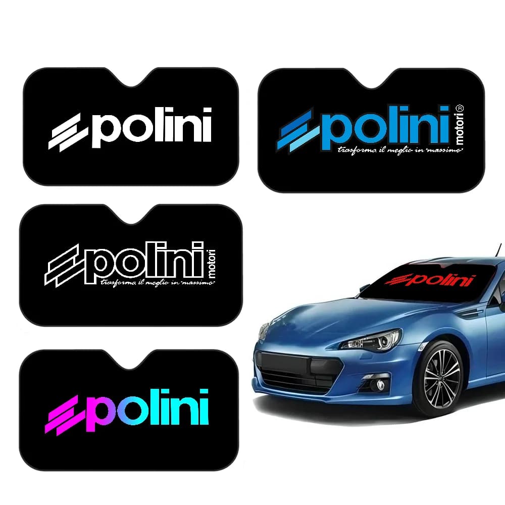 P-Polini Italia Scooter Race Anime Cartoon Parabrezza Auto Parasole Divertente Animale Parabrezza Parasole Finestra Raggi Visiera Protezione