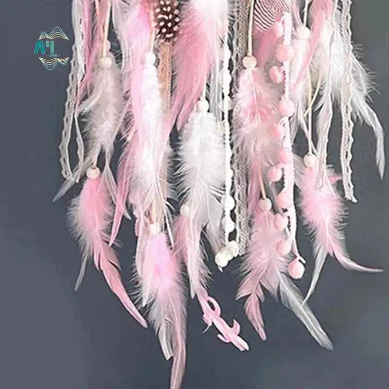 A40Z-Dream Catcher Handmade Wind Chime Feather Living Room Bedroom Wall Hanging Ornaments Birthday Gifts Home Decoration