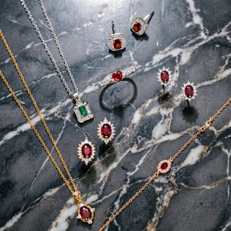 Random 1/10/20/50 Pieces Gentle Jewelry Set Women Necklace Earrings Rings Small Bracelets Soft Style Daily Gift