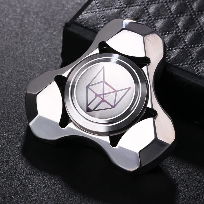 Fidget Cuscinetto Silenzioso In Lega di Zinco Sfera di Metallo Muto In Acciaio Inox Mano Spinner Edc Giocattoli Dito Giroscopio Alleviare Lo Stress Ragazzo Regalo di Natale