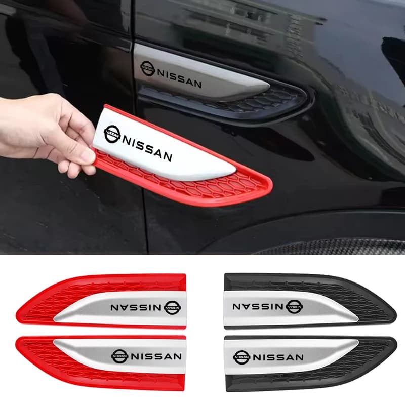 Car Body Protective Sticker Car Fender Side Blade Badge For Nissan Qashqai Sylphy Tiida Altima Teana X-Trail Leaf Juke Sentra