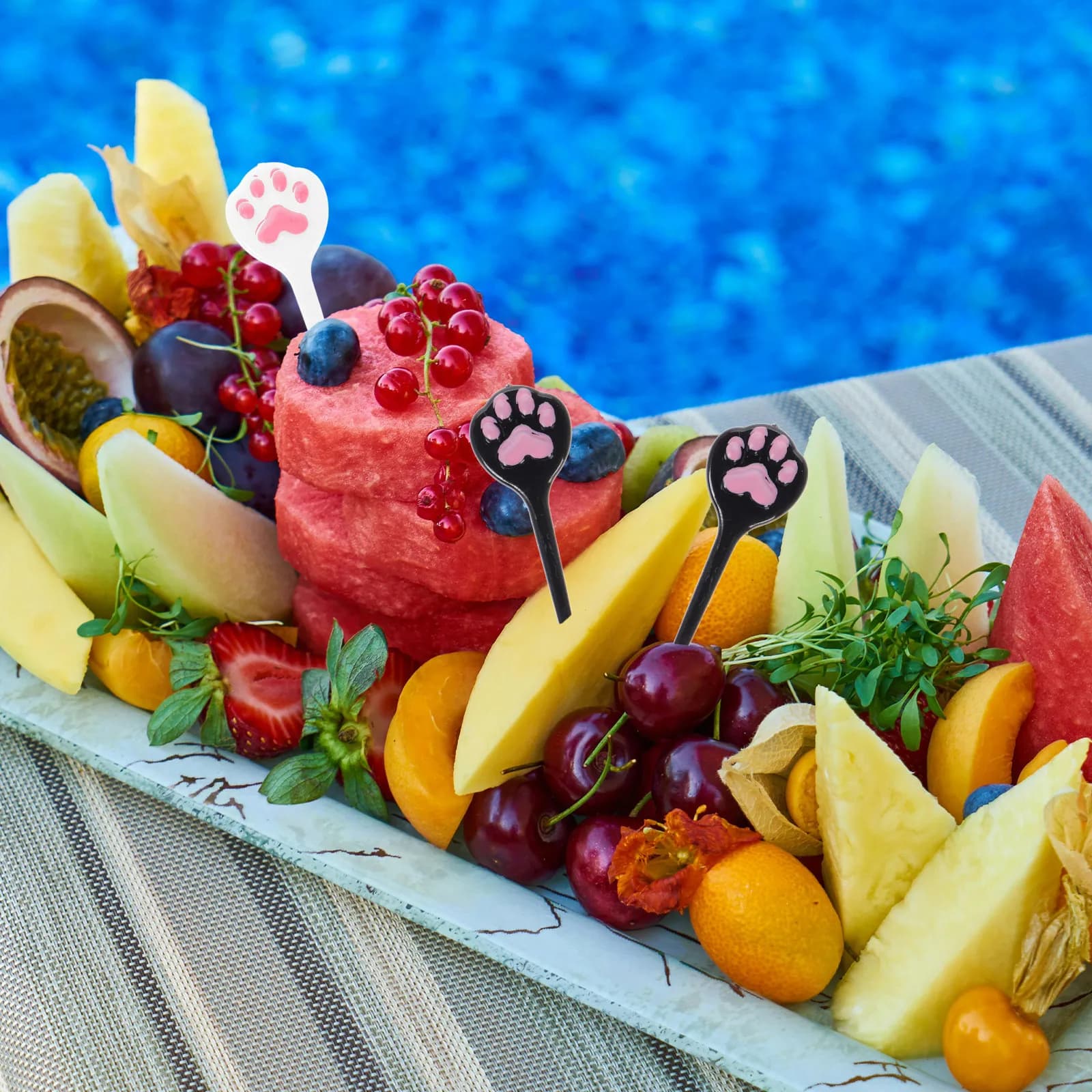 Set di 8 Forchettine per Frutta a Forma di Animali per Bambini, Graziose Punte Decorative per Pranzo, Bento, Snack, Accessori per il Pranzo dei Bambini