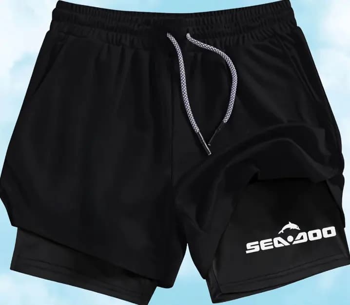 Summer sea doo Shorts Men Male Breathable Tennis padel Quick-Drying Badminton Men's short pant Outdoor Running