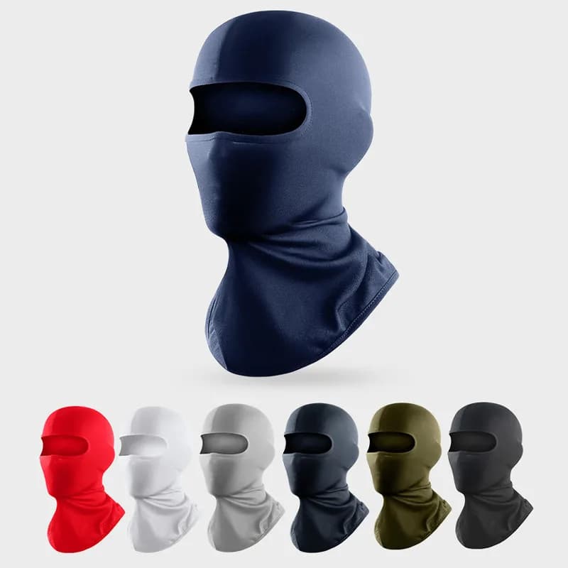 Cappellini da ciclismo per uomo Bicicletta Moto Pesca Viaggi Raffreddamento Copertura per il viso Cappello di protezione solare Cappuccio sportivo antivento Maschera da sci
