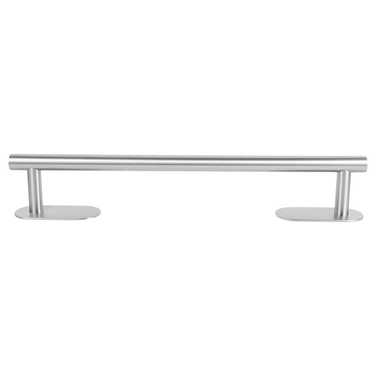 Stainless Steel Towel Rack Bar Modern No Drilling Cabinet Door Mount for Bathroom Kitchen Laundry Room Towel Holder Organizer