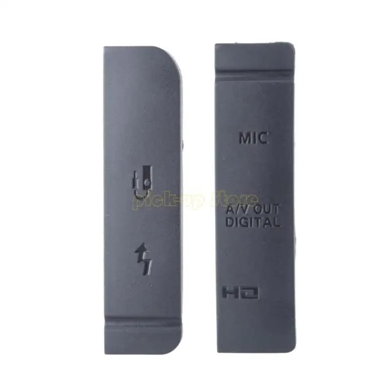 Repair part for underside rubber cover 7D Black cover MIC USB Spine Bottom cover Interfaces Dustproof protective cover