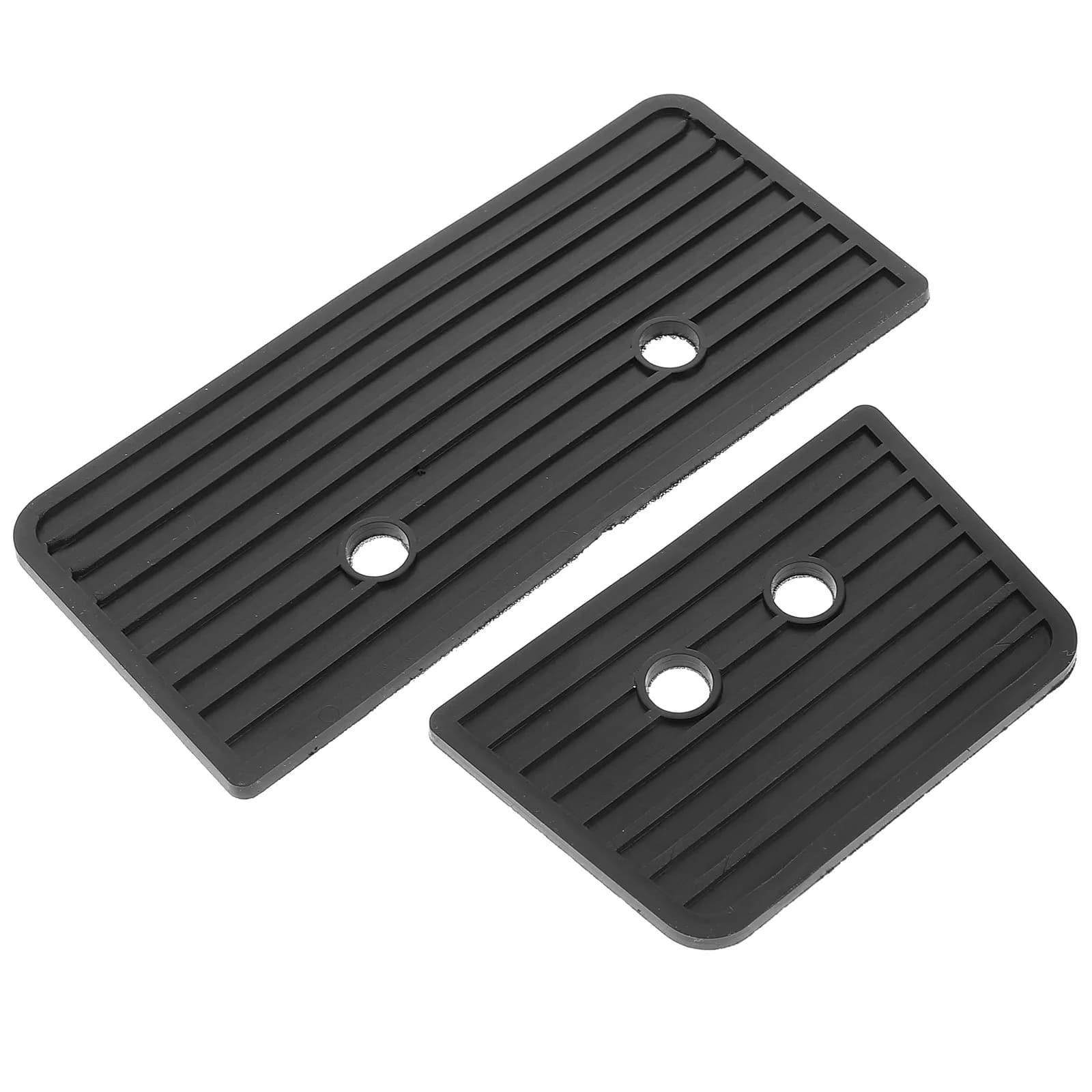 2 Pezzi Protezioni Professionali per Pedali Batteria, Cuscinetti Universali Antiscivolo in Gomma, Accessorio di Supporto Antiscivolo per Pedale Basso