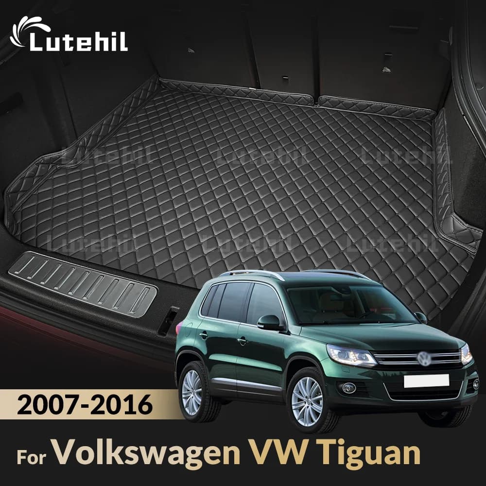 Per Volkswagen Tiguan 2007-2016 15 14 13 12 11 10 09 08 Lutehil Bagagliaio di un'auto Zerbino Boot Copertura Pad Cargo Liner Accessori