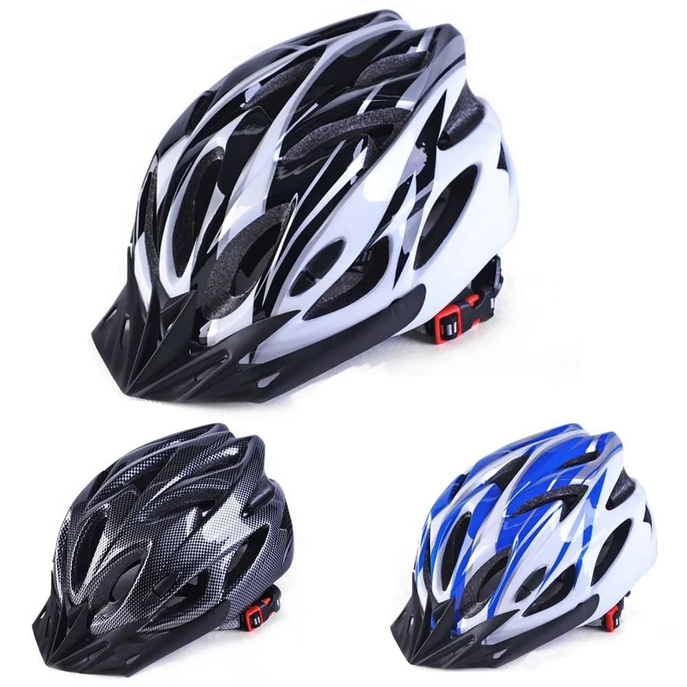 Mountain bike helmet for adults, fully printed, unisex, safety equipment for cycling, protection for men and women while riding bicycle