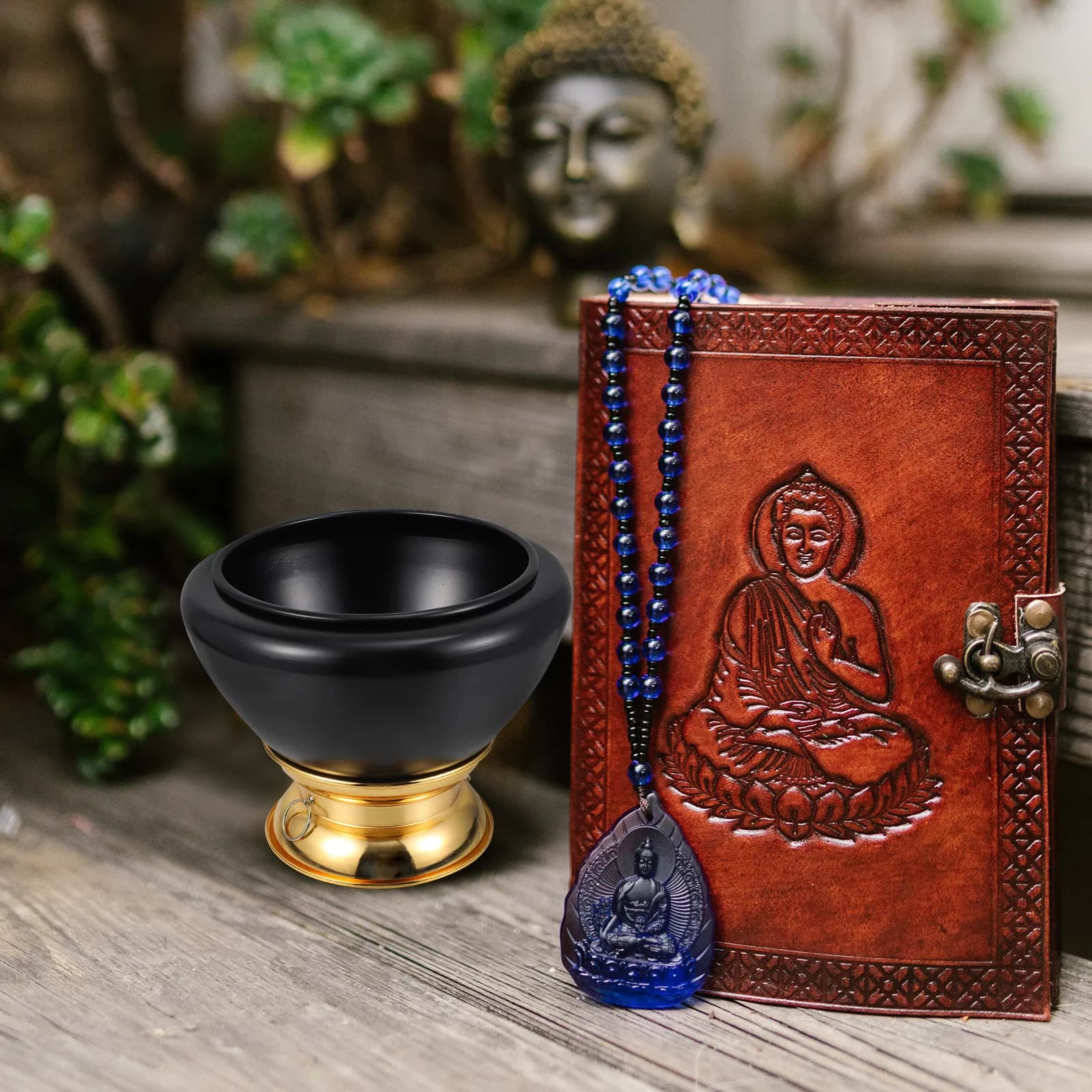 1Pcs Yoga Meditation Bowl Elegant Tibetan Singing Bowl for Daily Joy Relaxation Mindfulness Practice Sound Therapy Buddhism