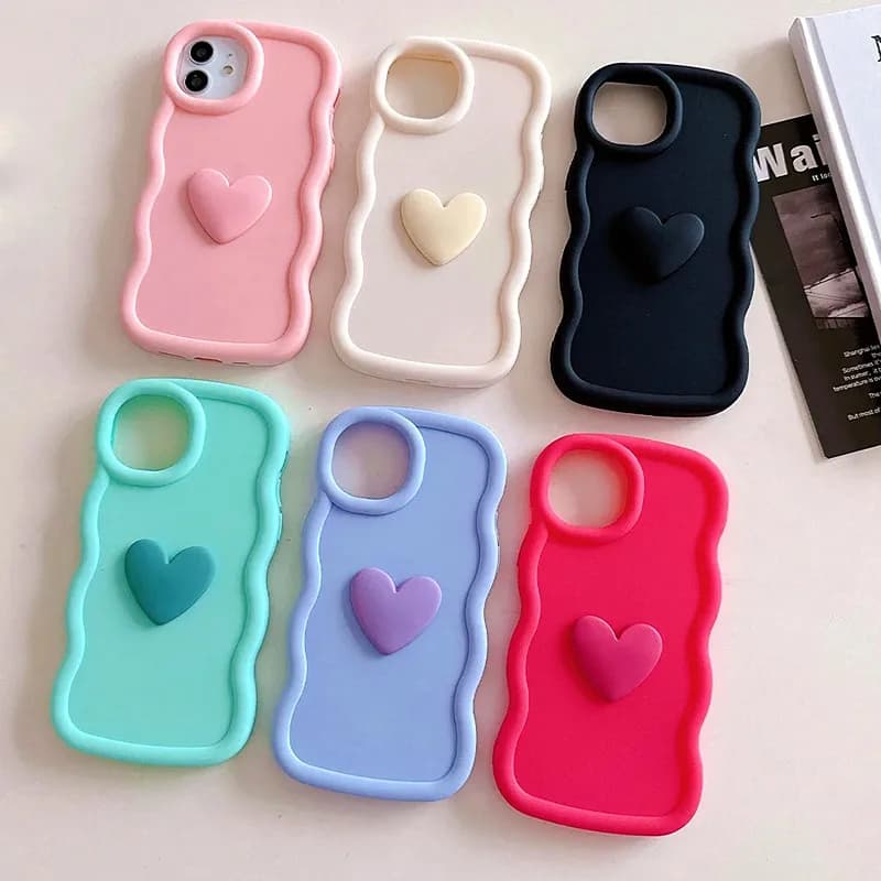Custodia morbida per telefono cuore caramelle per Tecno Spark 10 20 Pro Plus 9 8 8C 10C 8T 7T 4 Camon 30 20 19 18 12 15 Pova 5 POP 7 6 GO 4G Cover