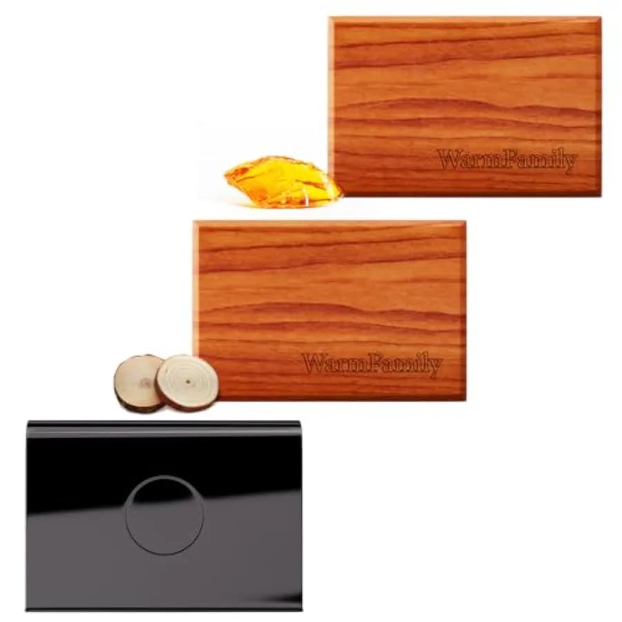 Car Air Freshener - Wood Car Air Freshener, Car Odor Eliminator Long Lasting Vehicle Scent Diffuser for Cars, Trucks and SUVs 2