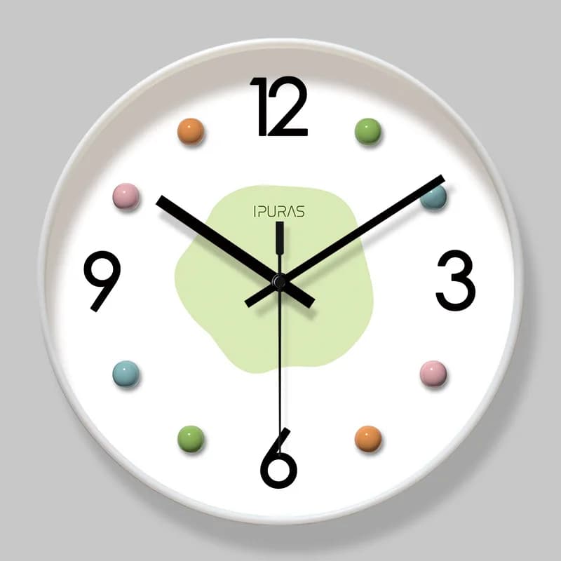 Decorazioni per la casa Super silenzioso 7013 semplice tridimensionale carino macaron orologio da parete orologio da casa soggiorno orologio da parete orologio da parete al quarzo