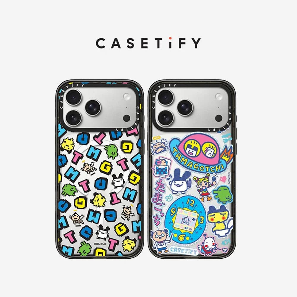 CASETiFY Tamagotchi Series Magnetic Drop-proof Case for iPhone 13 14 15 16 17 Pro Max Air Plus Protect Cover