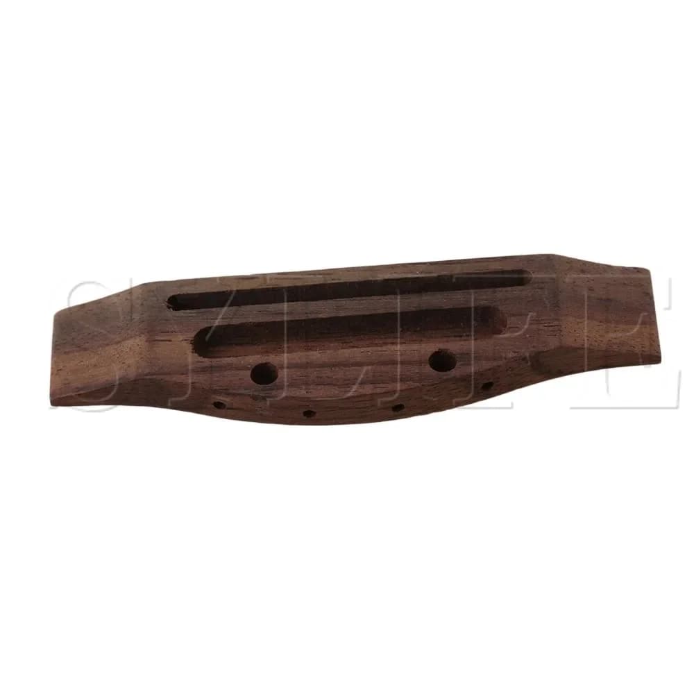 Sostituzione del ponte per chitarra ukulele a doppia fessura in palissandro a 4 corde